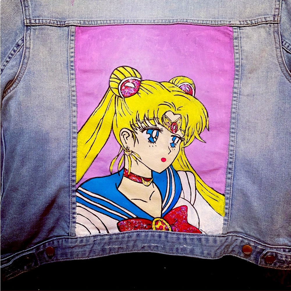 Customized Jean jackets! Coming soon! Also I get any requests! 😍🥰